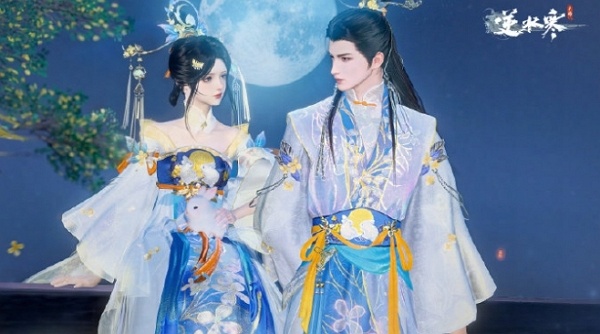 逆水寒手游中秋主题时装琅霄吟月什么样 逆水寒手游中秋主题时装琅霄吟月服装图片